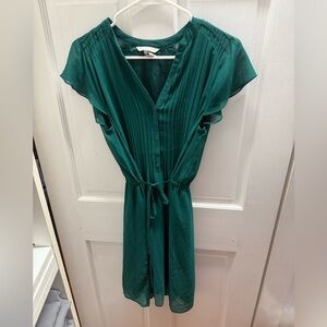 H&M Green Mini Dress